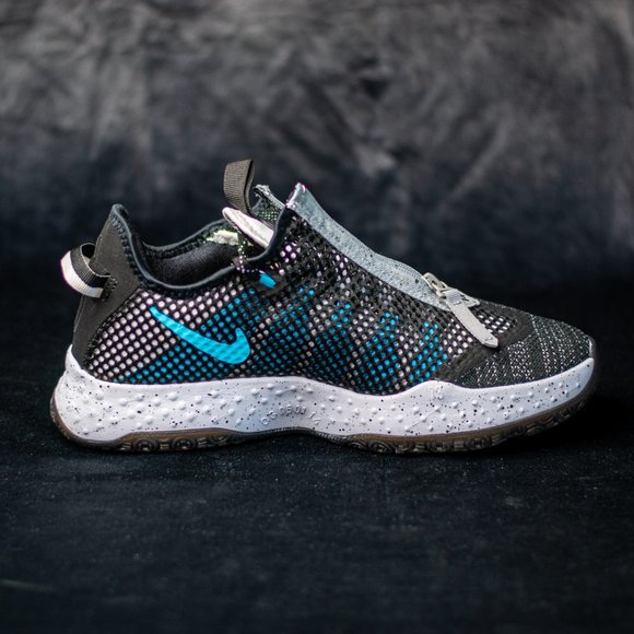 Nike Paul George 4 Grey Blue Men's Size 9.5 - Picture 5 of 15